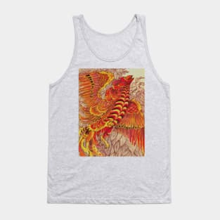 Black Fire Phoenix Tank Top